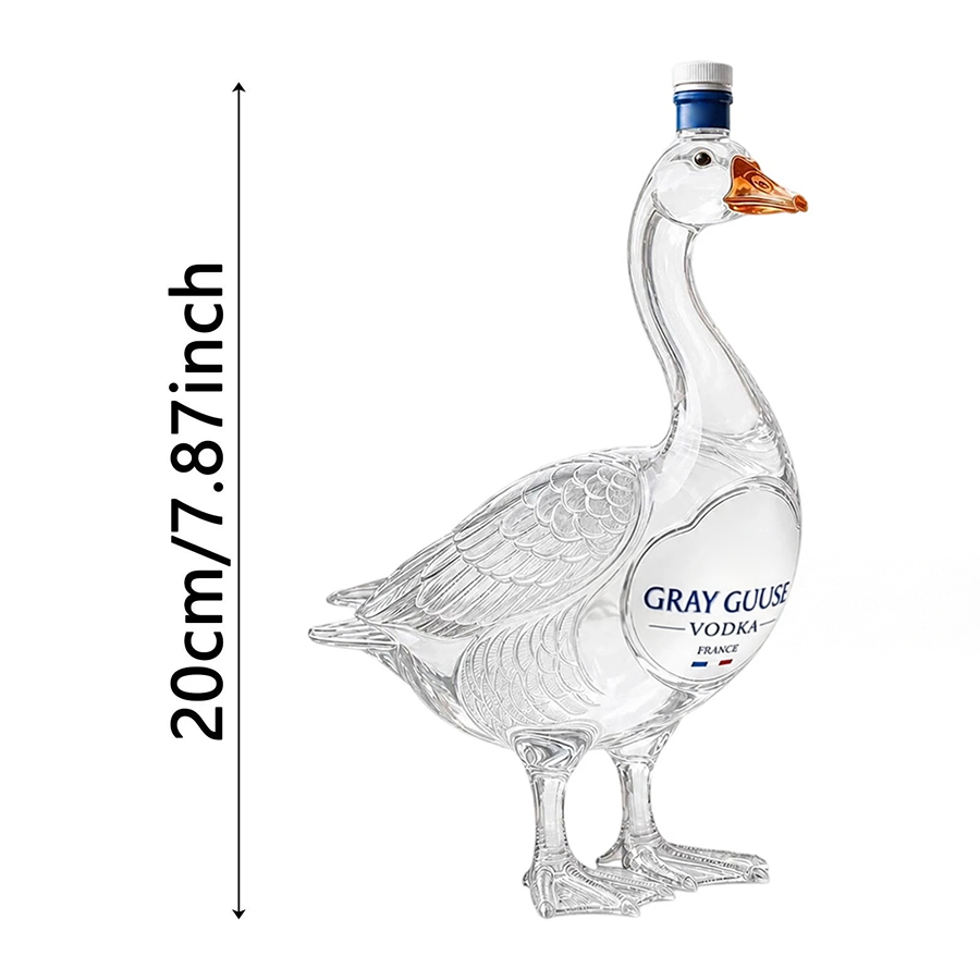 Grey Guuse 30th Anniversary 3D Sculpted Vodka Bottle
