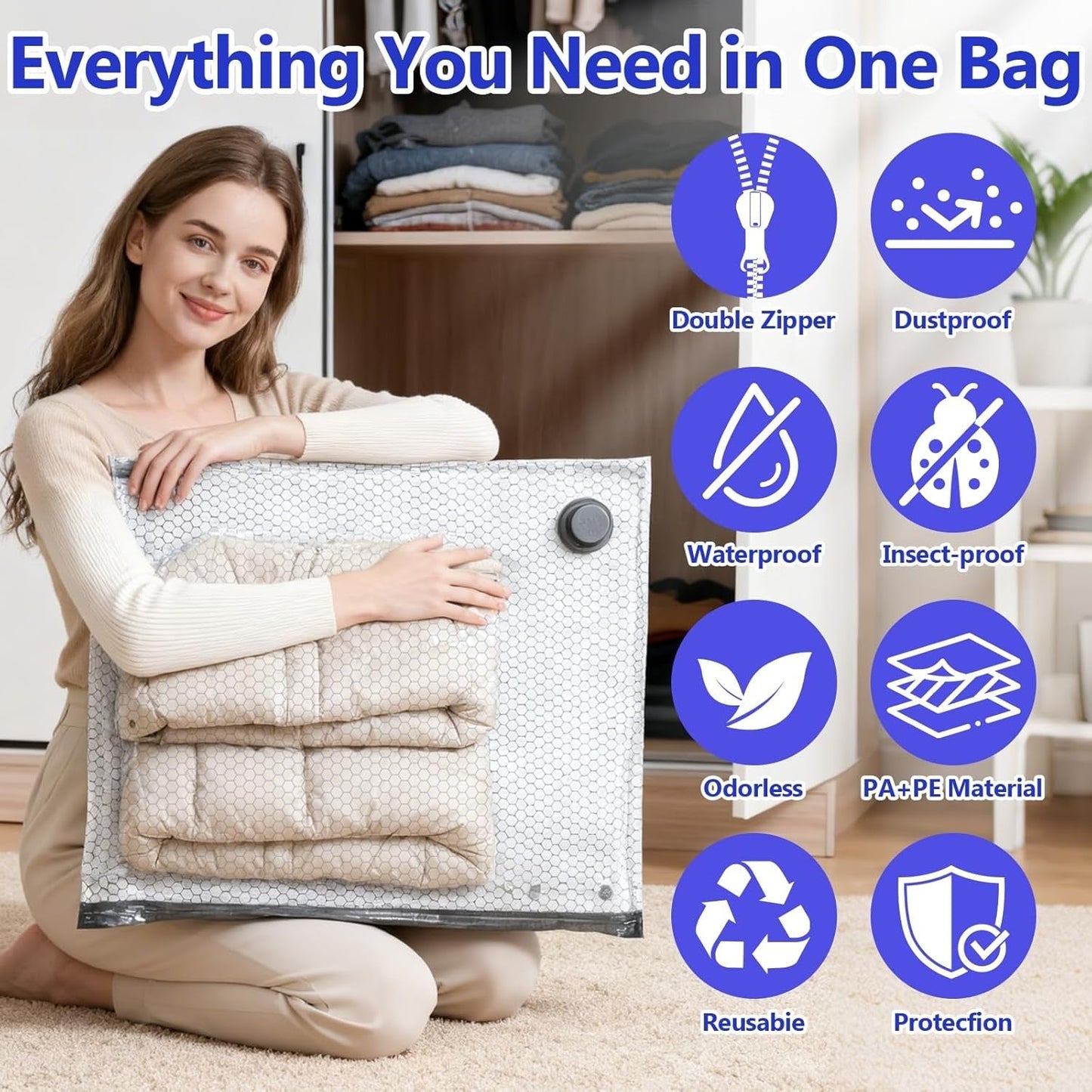 🔥 Last Day 50% OFF — Triple Your Luggage Space With Cordless Vacuum Bags That Compress Clothes Fast & Help Avoid Extra Baggage Fees