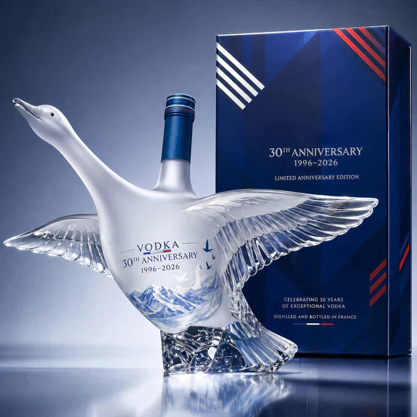 Grey Guuse 30th Anniversary 3D Sculpted Vodka Bottle