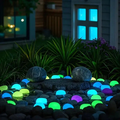🔥 Today Only 50% OFF — Turn Your Dark Garden Into A Glowing Fairy-Tale Path With Solar Pebbles That Charge By Day & Shine After Dark