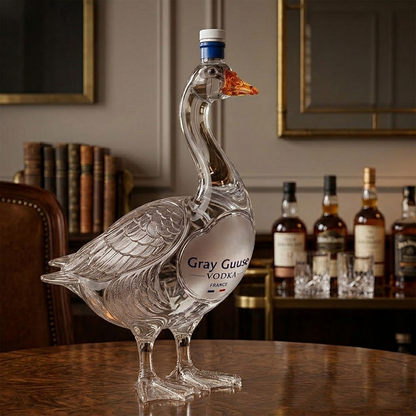 Grey Guuse 30th Anniversary 3D Sculpted Vodka Bottle
