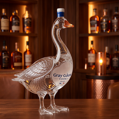 Grey Guuse 30th Anniversary 3D Sculpted Vodka Bottle