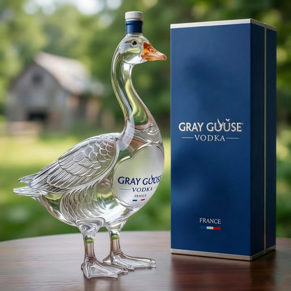 Grey Guuse 30th Anniversary 3D Sculpted Vodka Bottle