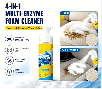 🔥 Last Day 50% OFF — Stop Chasing Drippy Sprays & Watch This Stay-Put Foam Lift Grime From Your Car, Home, Office & RV In One Easy Wipe