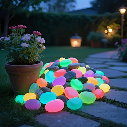 🔥 Today Only 50% OFF — Turn Your Dark Garden Into A Glowing Fairy-Tale Path With Solar Pebbles That Charge By Day & Shine After Dark