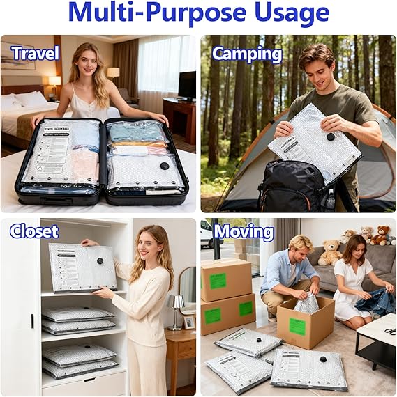 🔥 Last Day 50% OFF — Triple Your Luggage Space With Cordless Vacuum Bags That Compress Clothes Fast & Help Avoid Extra Baggage Fees
