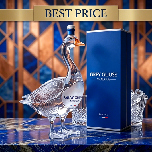 Grey Guuse 30th Anniversary 3D Sculpted Vodka Bottle