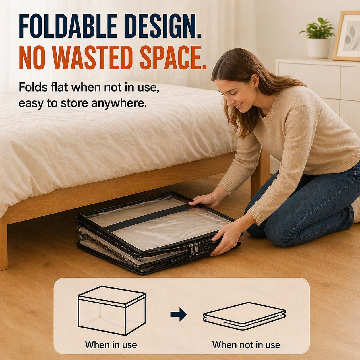 🔥 Today Only 48% OFF — Stop Letting Clothes, Blankets & Clutter Take Over Your Home With Clear Heavy-Duty Storage Bags That Hold More, Stack Neatly & Show Everything Instantly